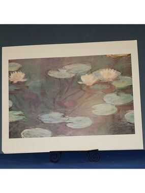 Water Lillies, Pink by Claude Monet Print